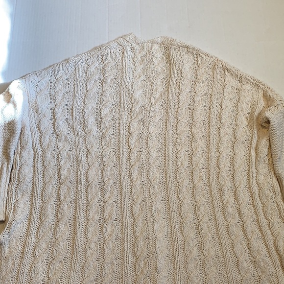 Free People Oversized Cream Sweater - Women’s Size XS - Picture 4 of 7